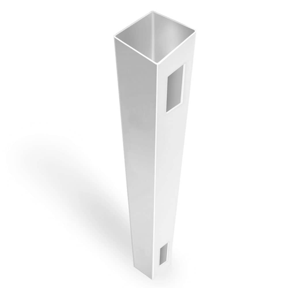 Freedom Hampton 8.5-ft H x 5-in W White Vinyl End Fence Post (Unassembled)