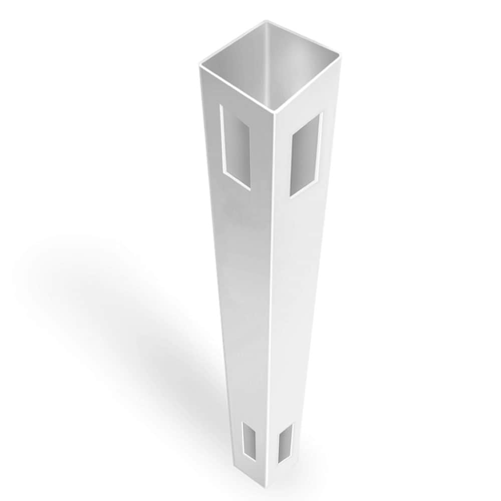 Freedom Coventry/Carlisle 6-ft H x 4-in W White Vinyl Corner Fence Post (Assembled)