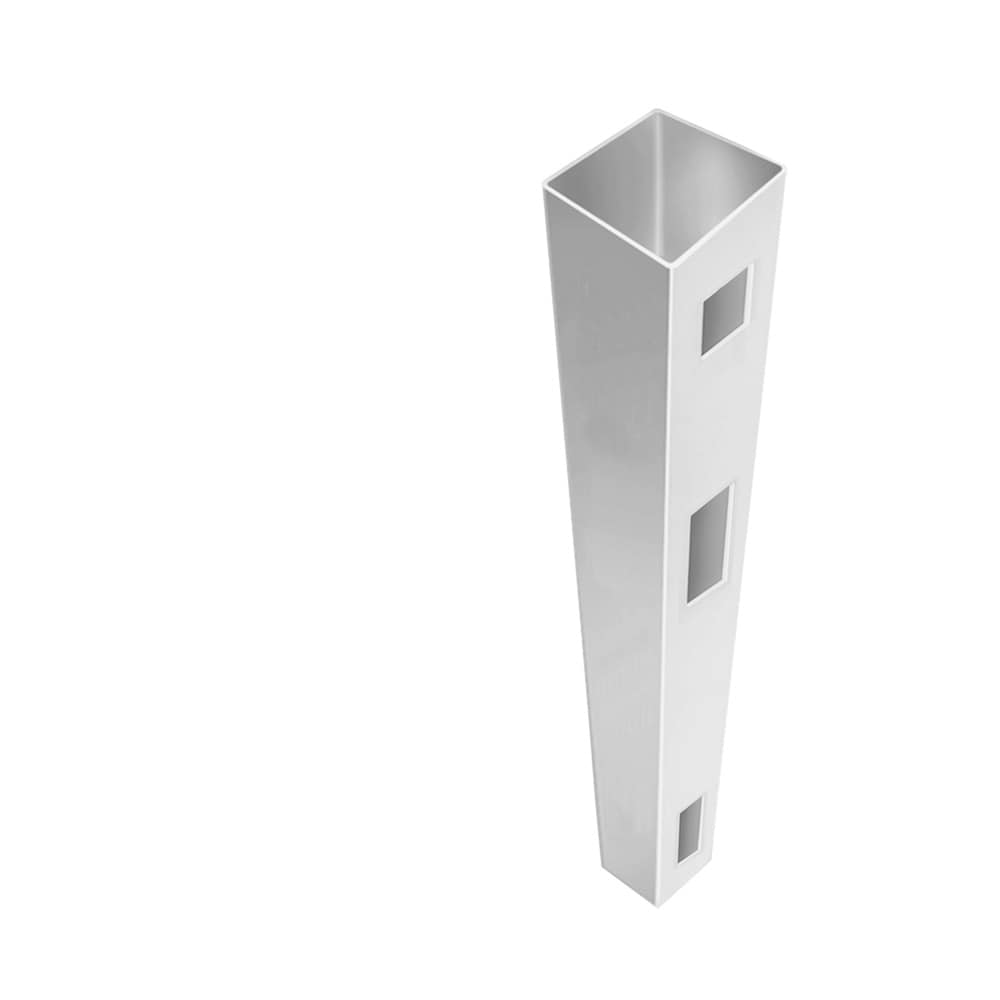Freedom Bexley 8.5-ft H x 5-in W White Vinyl End Fence Post (Unassembled)