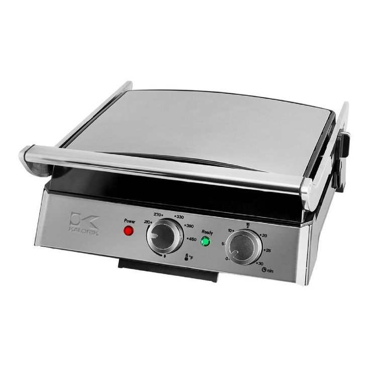 Eat Smart 200 sq. in. Stainless Steel Non-Stick Indoor Grill