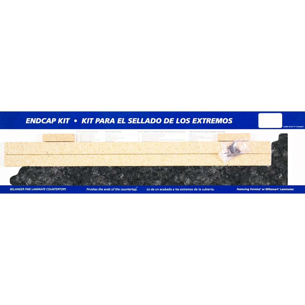 VT Dimensions 26.625-in Midnight Stone Etchings Laminate Kitchen End Cap