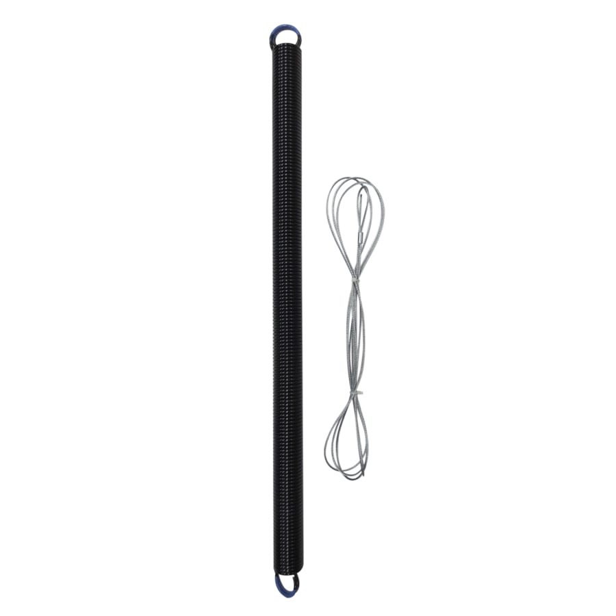 Blue Hawk Black 11-Gauge Steel Garage Door Extension Spring and Safety Cable, 27.95-in