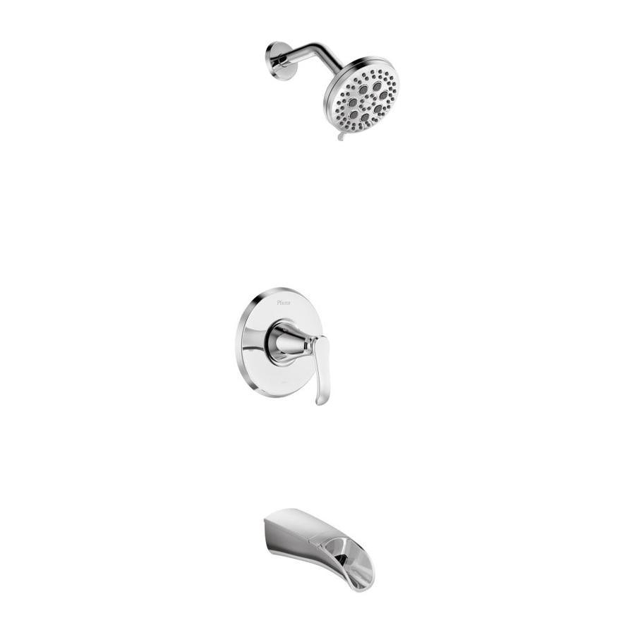 Pfister Jaida Spot Defense Brushed Nickel 1-handle Bathtub and Shower Faucet with Valve - Super Arbor