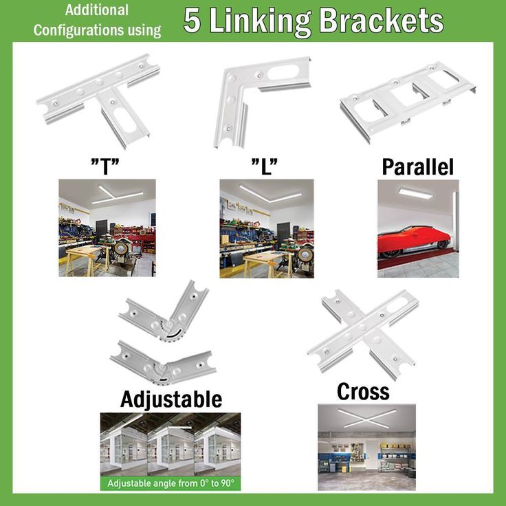 4 ft. 220-Watt Equivalent Integrated LED White Commercial Strip Light Fixture 4000K High Output 5500 Lumens