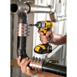 DEWALT 20-Volt MAX Variable Speed Cordless Impact Driver Kit with 2 Batteries, Charger & Bag