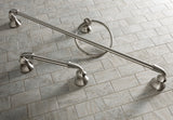 Delta Lorain Brushed Nickel Wall Mount Single Towel Ring