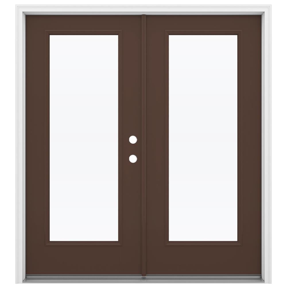 JELD-WEN 72-in x 80-in Fiberglass French, Left-hand inswing – primary product view