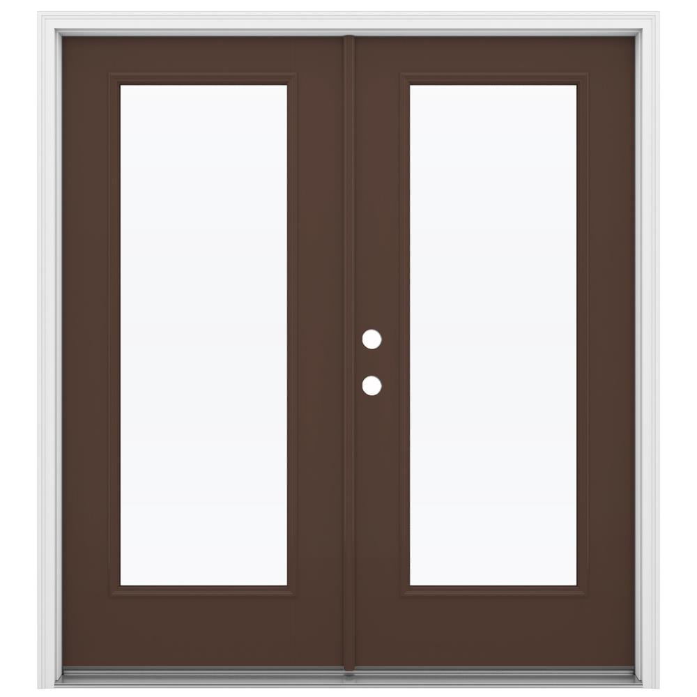 JELD-WEN 72-in x 80-in Fiberglass French, Right-hand inswing – primary product view