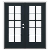 JELD-WEN 72-in x 80-in Fiberglass French, Left-hand inswing – primary product view