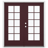 JELD-WEN 72-in x 80-in Fiberglass French, Right-hand inswing – primary product view