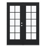 JELD-WEN 60-in x 80-in Fiberglass French, Right-hand outswing – primary product view