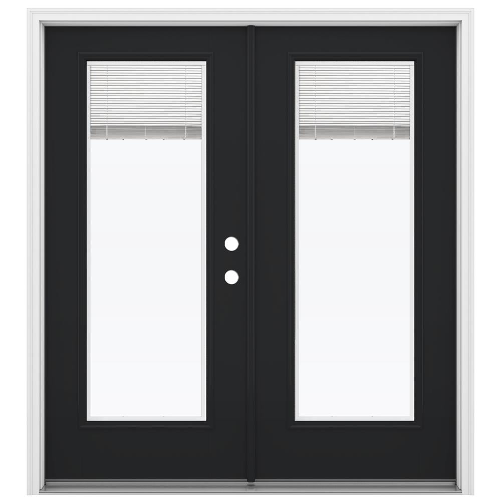 JELD-WEN 72-in x 80-in Fiberglass French, Left-hand inswing – primary product view