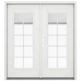 JELD-WEN 72-in x 80-in Fiberglass French, Right-hand inswing – primary product view