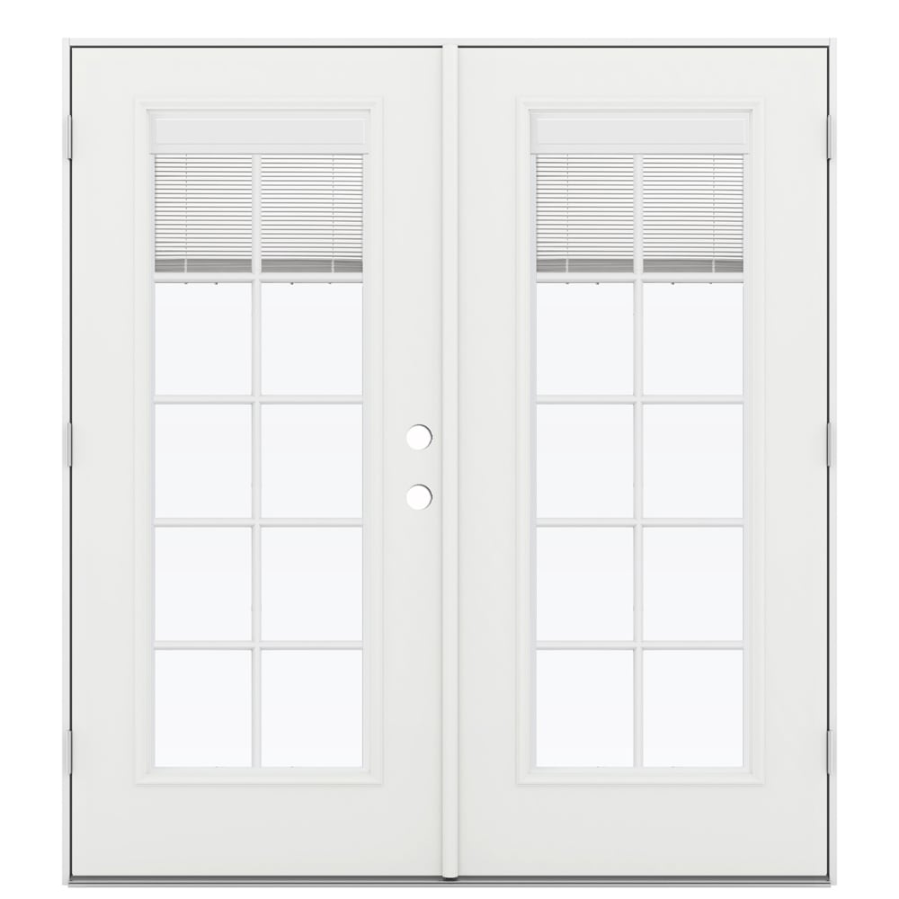 JELD-WEN 72-in x 80-in Fiberglass French, Right-hand outswing – primary product view