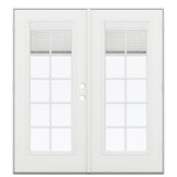 JELD-WEN 72-in x 80-in Fiberglass French, Right-hand outswing – primary product view