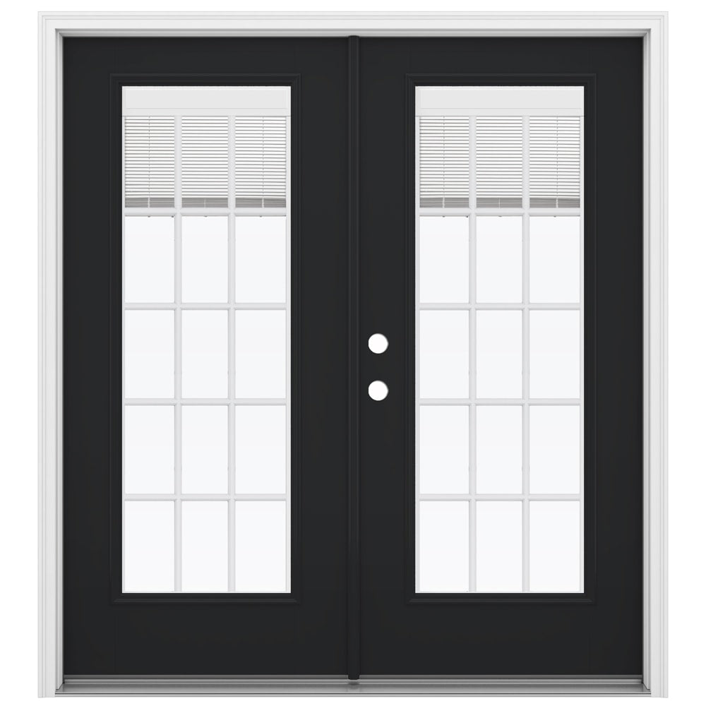 JELD-WEN 72-in x 80-in Fiberglass French, Right-hand inswing – primary product view