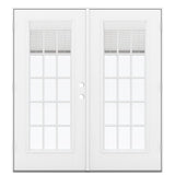 JELD-WEN 72-in x 80-in Fiberglass French, Right-hand outswing – primary product view