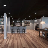 Genesis 2-ft x 2-ft Stucco Pro Revealed Edge Black PVC Drop Ceiling Tile (1-Pack, 4-sq ft / Case)