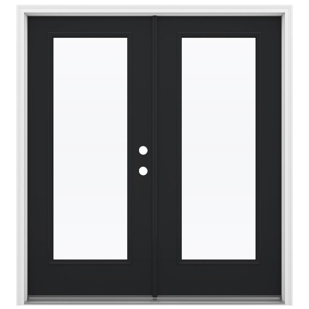 JELD-WEN 72-in x 80-in Steel French, Left-hand inswing – primary product view