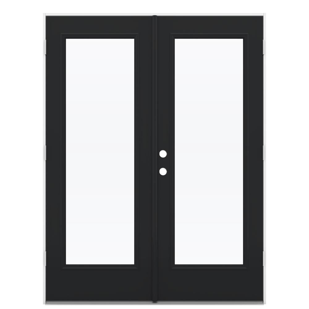 JELD-WEN 60-in x 80-in Steel French, Left-hand outswing – primary product view