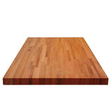 Sparrow Peak Red Oak 10-ft Natural Straight Butcher Block Oak Kitchen Countertop