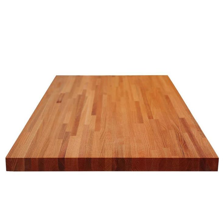 Sparrow Peak Red Oak 6-ft Natural Straight Butcher Block Oak Kitchen Countertop