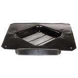 50 sq. in. NFA Aluminum Square-Top Roof Static Vent in Black - Super Arbor