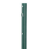 Everbilt 3 in. x 3 in. x 6 ft. Green Steel Fence Heavy Duty U-Post with Anchor Plate