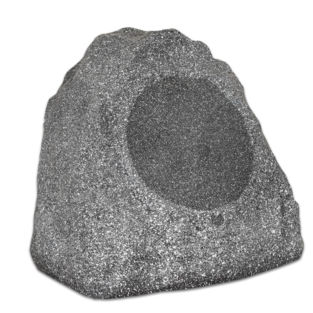 Outdoor Granite 8 in. Rock 2-Speaker Set for Yard Pool Spa - Super Arbor