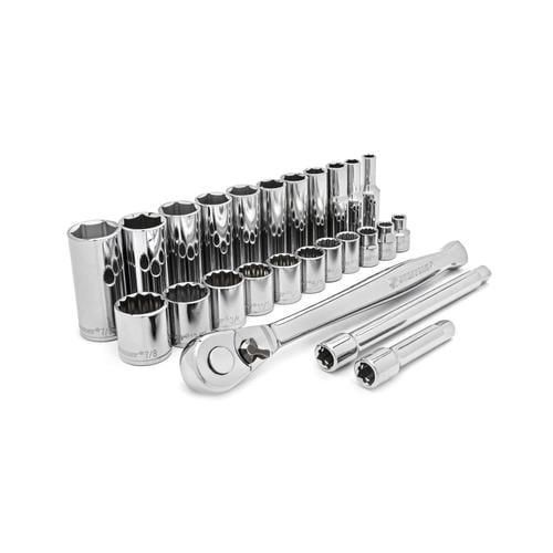 Crescent 25-PC 3/8-in Dr Std and Deep SAE MTS