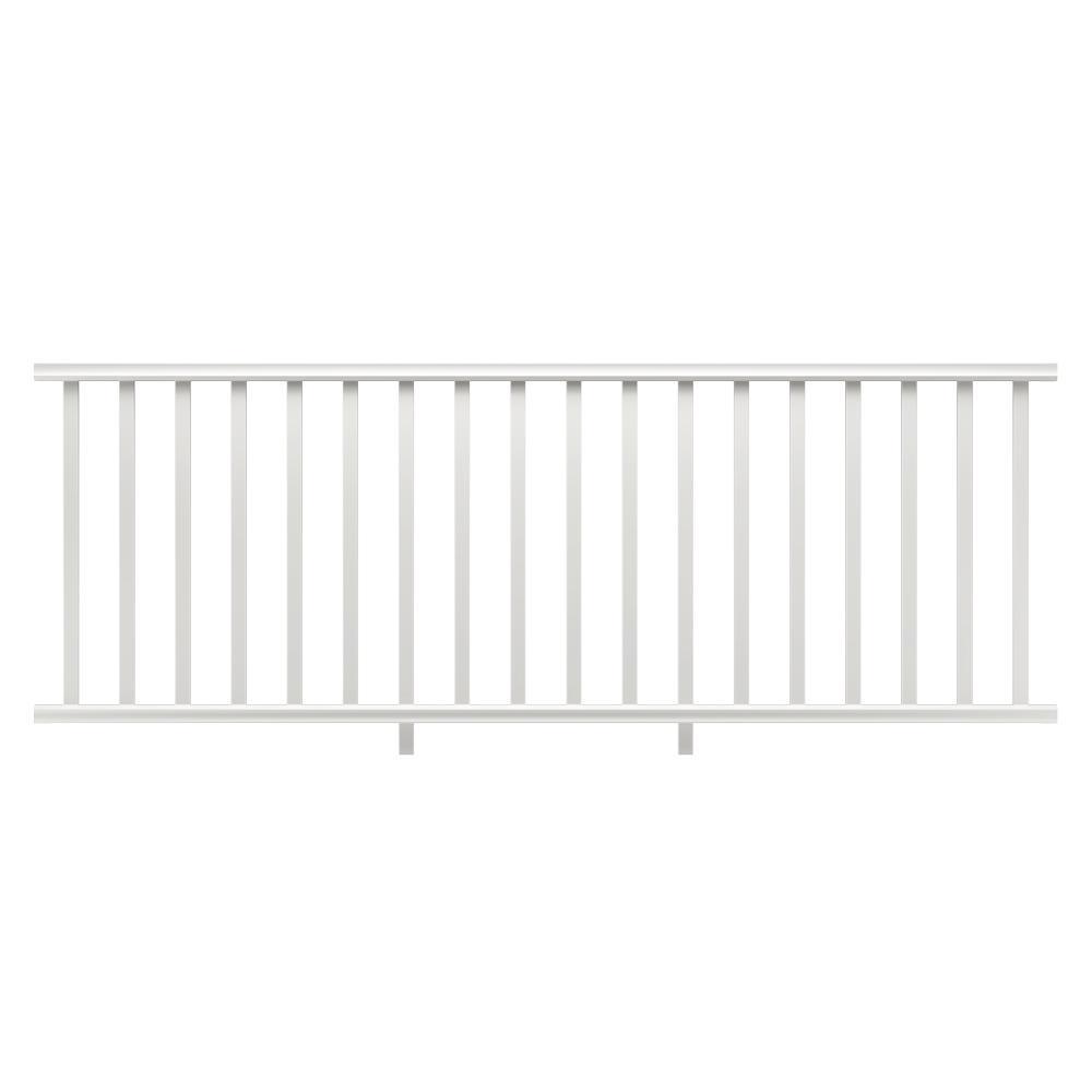 ArmorGuard Regency 94 in. White Composite Rail Kit - Super Arbor