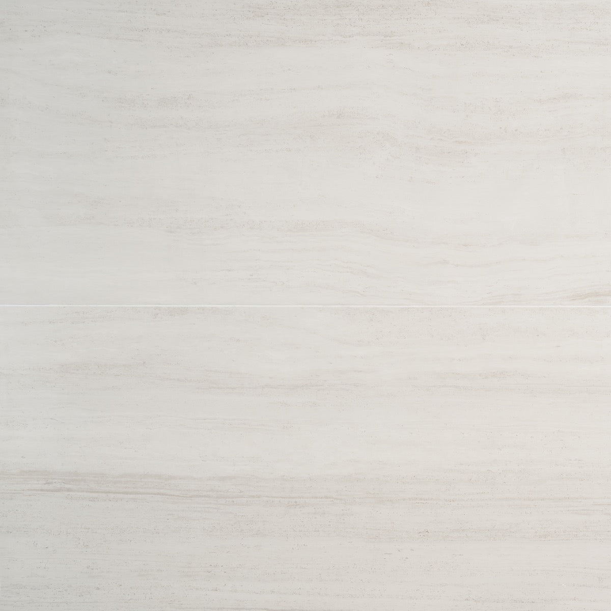 Nashville White 24x48 Matte Porcelain Tile - Travertine Look