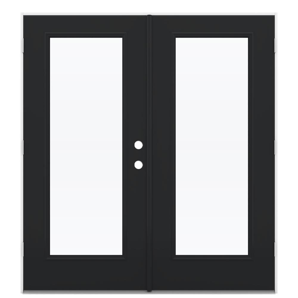 JELD-WEN 72-in x 80-in Steel French, Right-hand outswing – primary product view