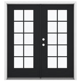 JELD-WEN 72-in x 80-in Steel French, Right-hand inswing – primary product view