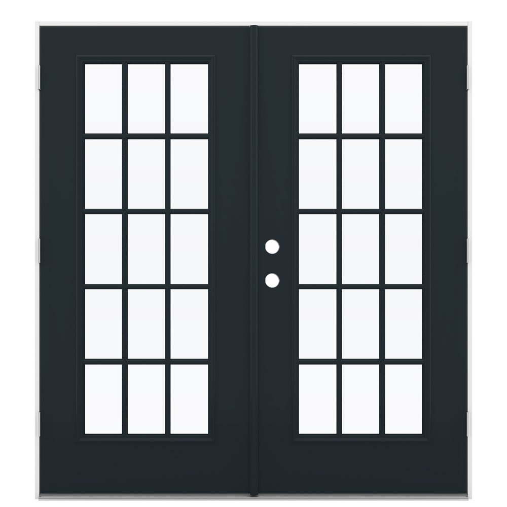 JELD-WEN 72-in x 80-in Steel French, Left-hand outswing – primary product view