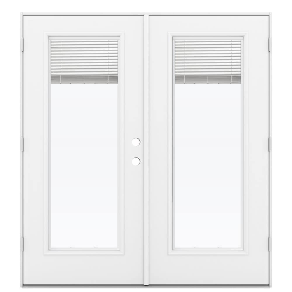 JELD-WEN 72-in x 80-in Steel French, Right-hand outswing – primary product view