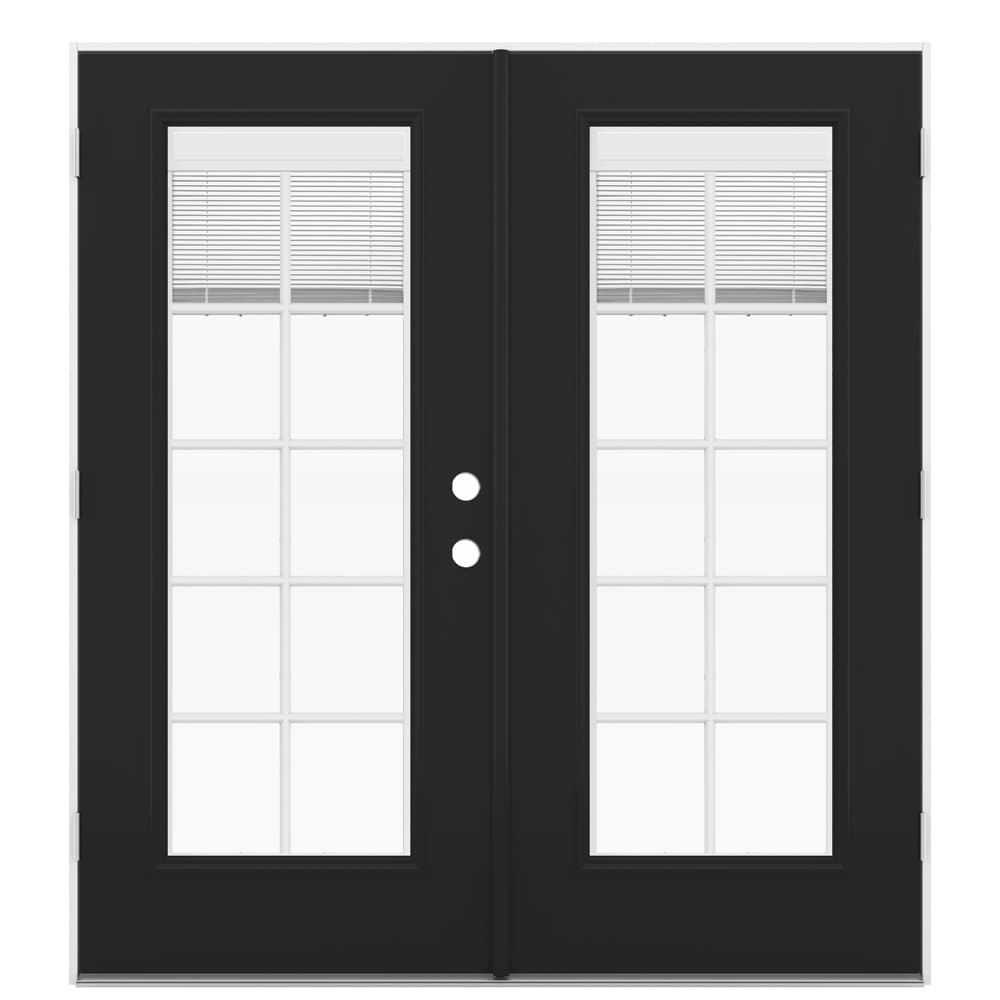 JELD-WEN 72-in x 80-in Steel French, Right-hand outswing – primary product view
