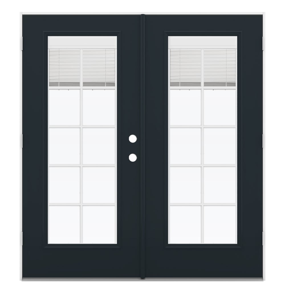 JELD-WEN 72-in x 80-in Steel French, Right-hand outswing – primary product view