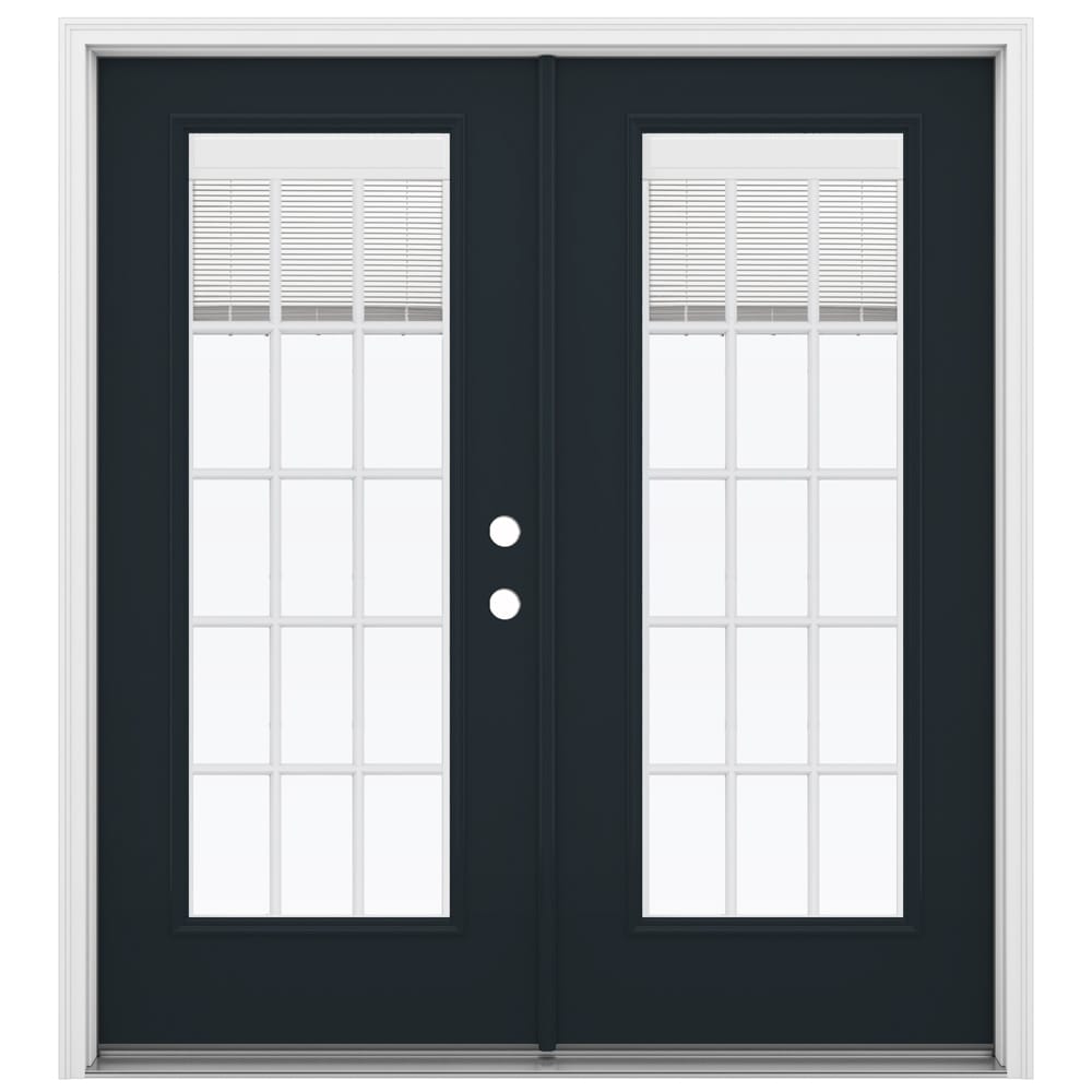 JELD-WEN 72-in x 80-in Steel French, Left-hand inswing – primary product view