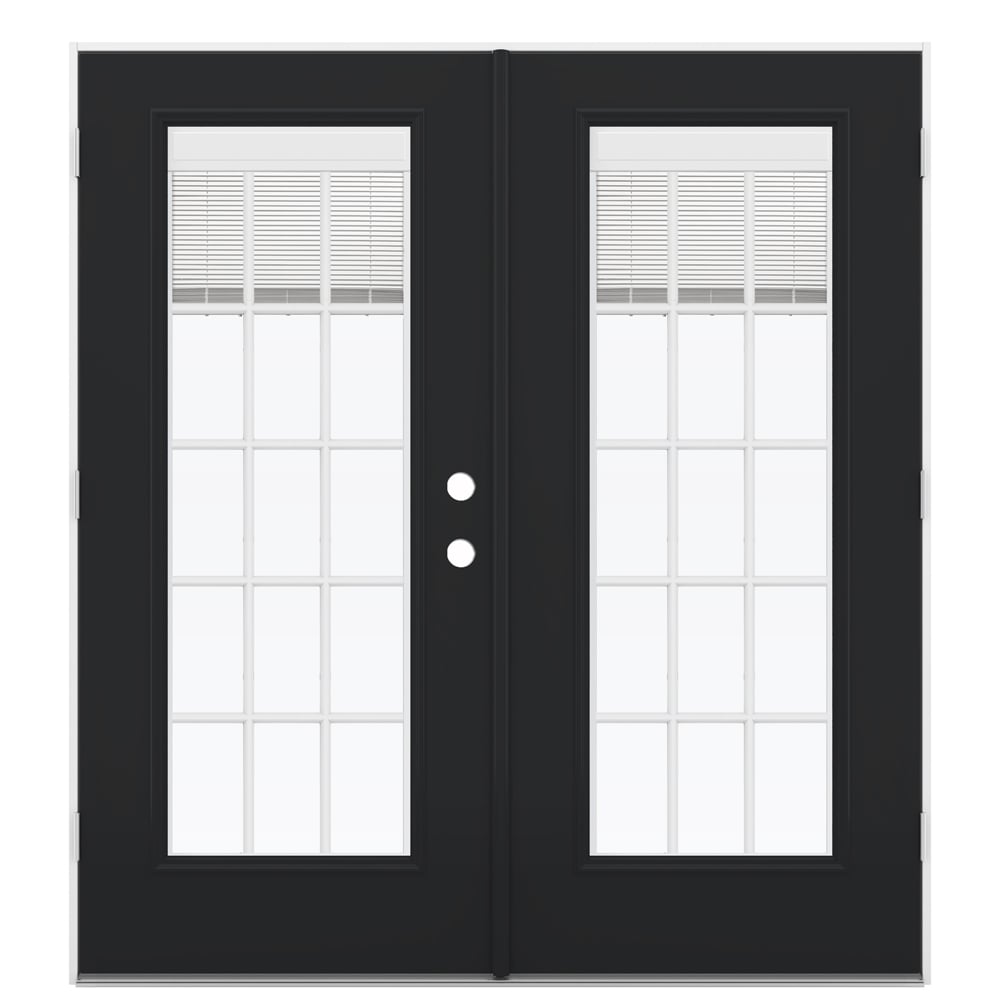 JELD-WEN 72-in x 80-in Steel French, Right-hand outswing – primary product view