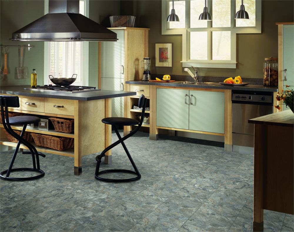 Armstrong Flooring Crescendo French Gray 12-in x 12-in Groutable Water-Resistant Peel-and-Stick Vinyl Tile Flooring (1-sq ft)