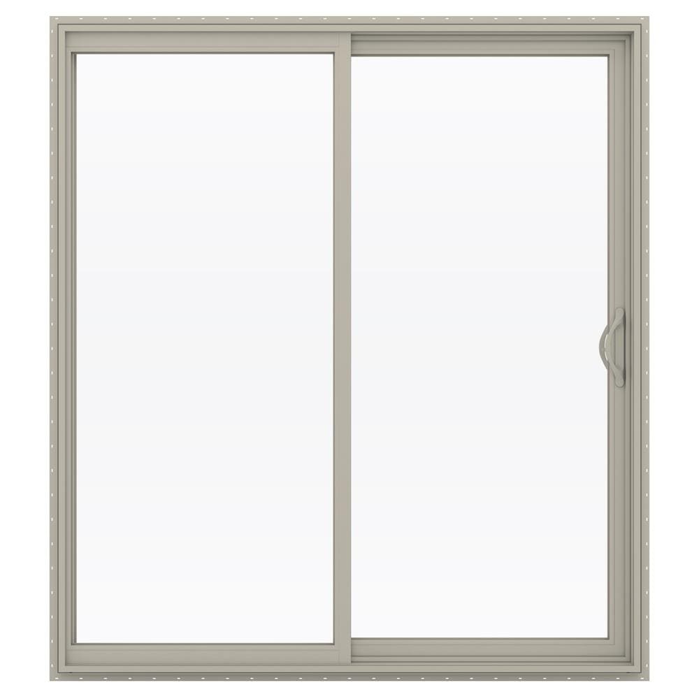 JELD-WEN 72-in x 80-in Vinyl Sliding, Right-hand sliding – primary product view