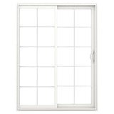 JELD-WEN 60-in x 80-in Vinyl Sliding, Right-hand sliding – primary product view