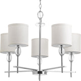 Progress Lighting Status 5-Light Polished Chrome Transitional Chandelier