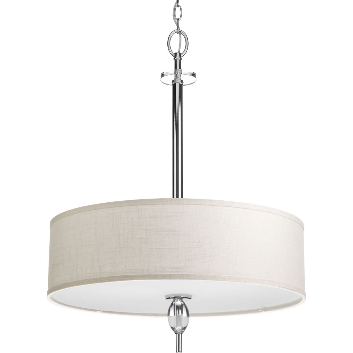 Progress Lighting Status 4-Light Polished Chrome Transitional Chandelier