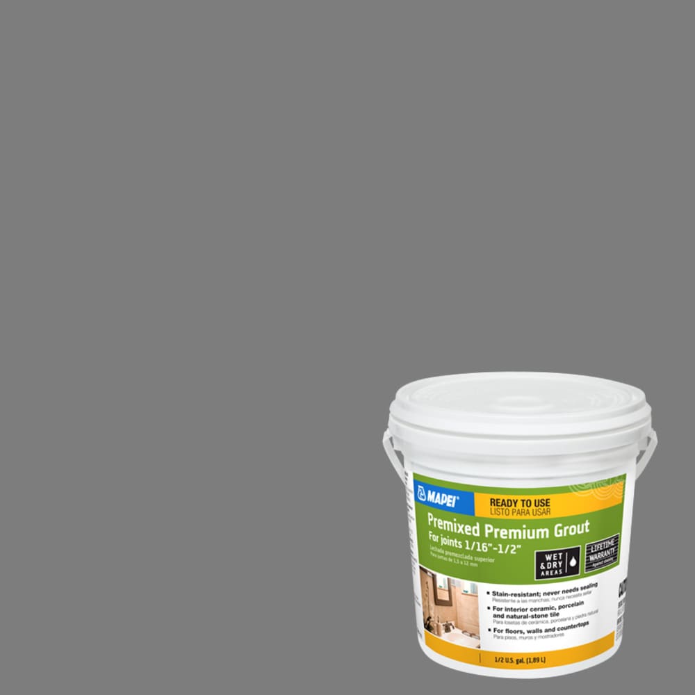 MAPEI 0.5-Gallon Pearl Gray Sanded Grout