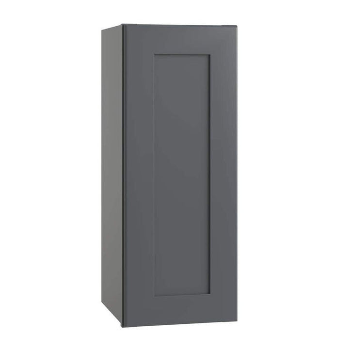 Home Decorators Collection Newport 9 in. W x 12 in. D x 30 in. H Assembled Plywood Wall Kitchen Cabinet in Deep Onyx with Soft Close