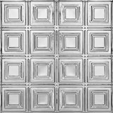 Armstrong Ceilings 24-in x 24-in Metallaire Small Panels Lacquered Steel Metal/Tin 15/16-in Drop Panel Ceiling Tiles - Super Arbor