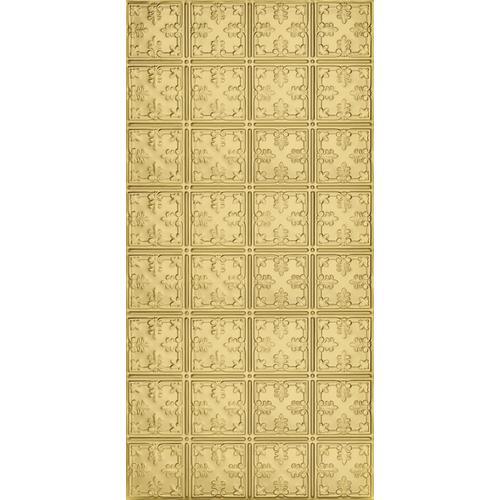 Armstrong Ceilings 48-in x 24-in Metallaire Vine Chrome Metal/Tin Surface-Mount Panel Ceiling Tiles - Super Arbor