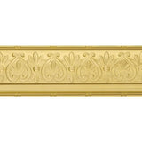 Armstrong Ceilings Metallaire Floral Cornice 4-ft White Metal Crown Ceiling Grid Trim - Super Arbor
